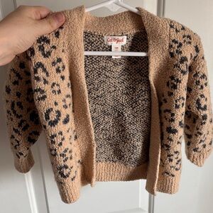 Cat & Jack Beige Leopard Cardigan - 18m